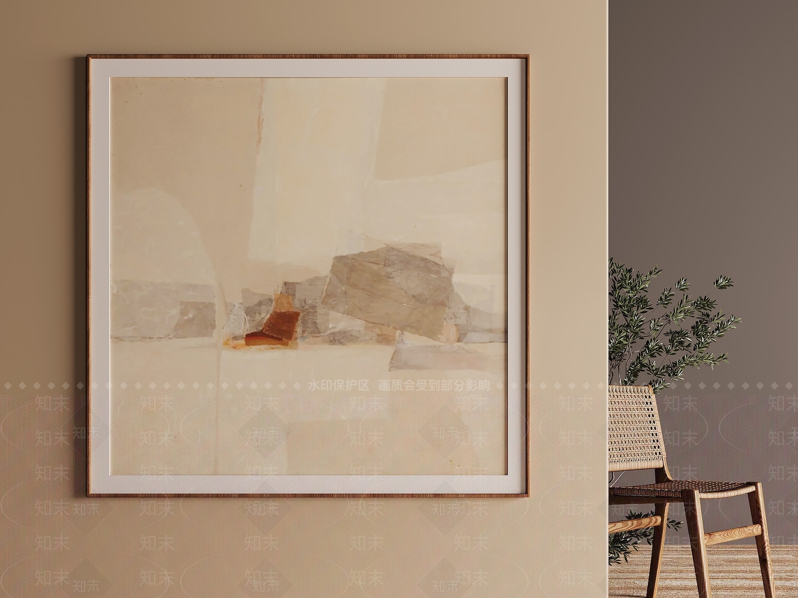 北欧挂画3D模型下载【ID:1157455098】