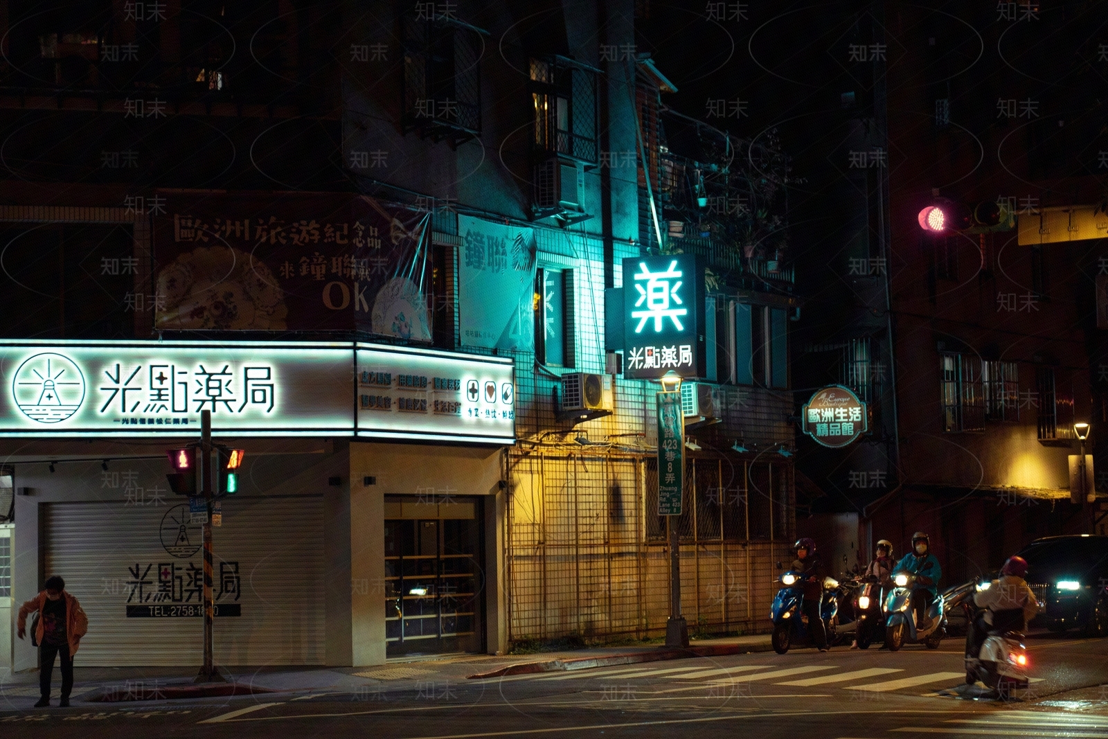 街道外景贴图下载【ID:1157455640】