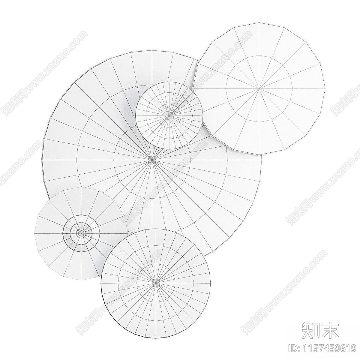 现代挂件3D模型下载【ID:1157459619】