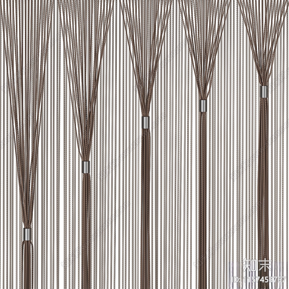 现代通用窗帘3D模型下载【ID:1157459767】