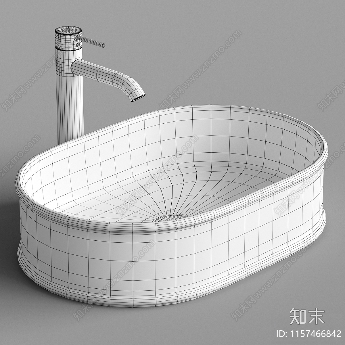 洗手台3D模型下载【ID:1157466842】