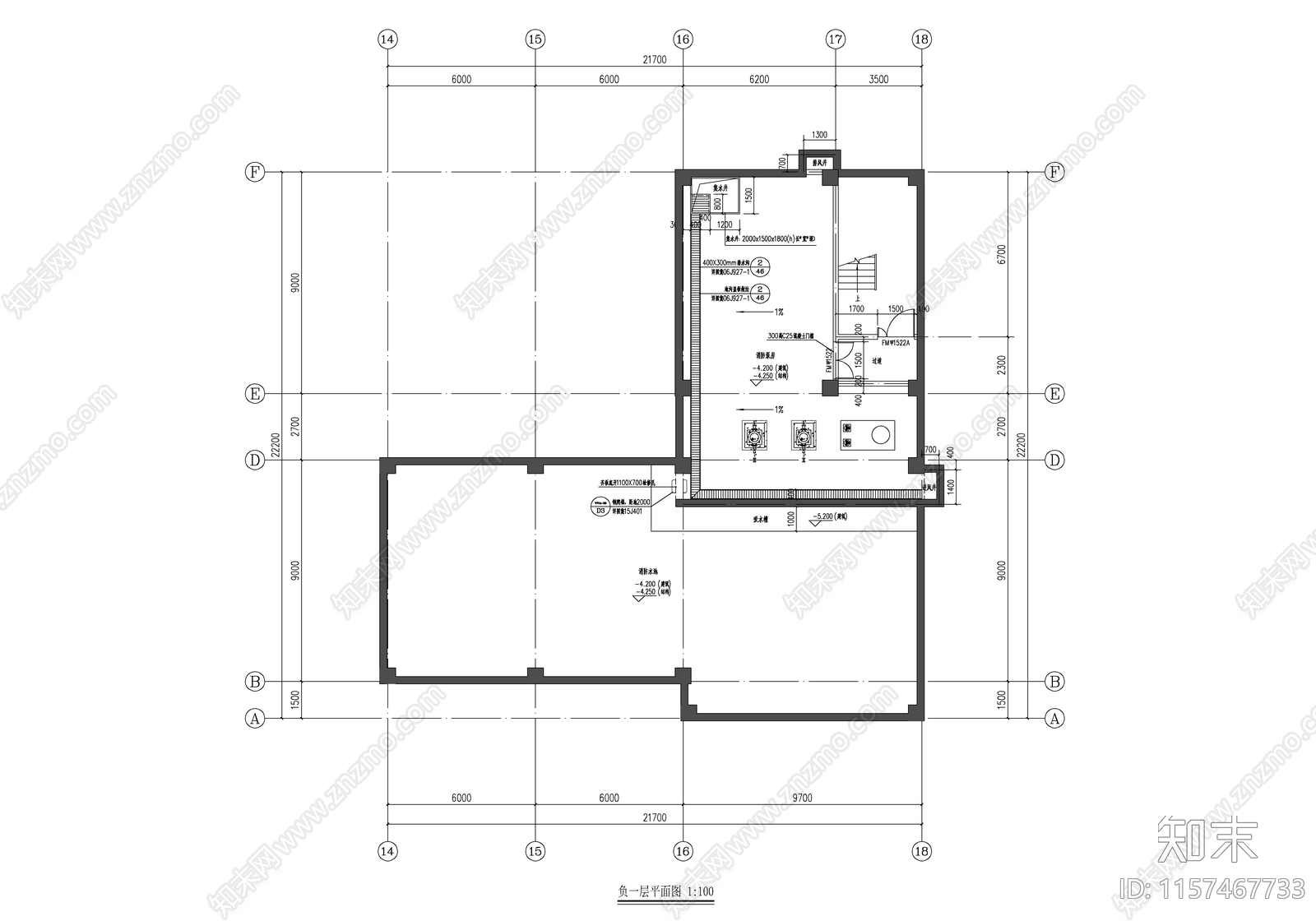 化工园区消防站施工图下载【ID:1157467733】