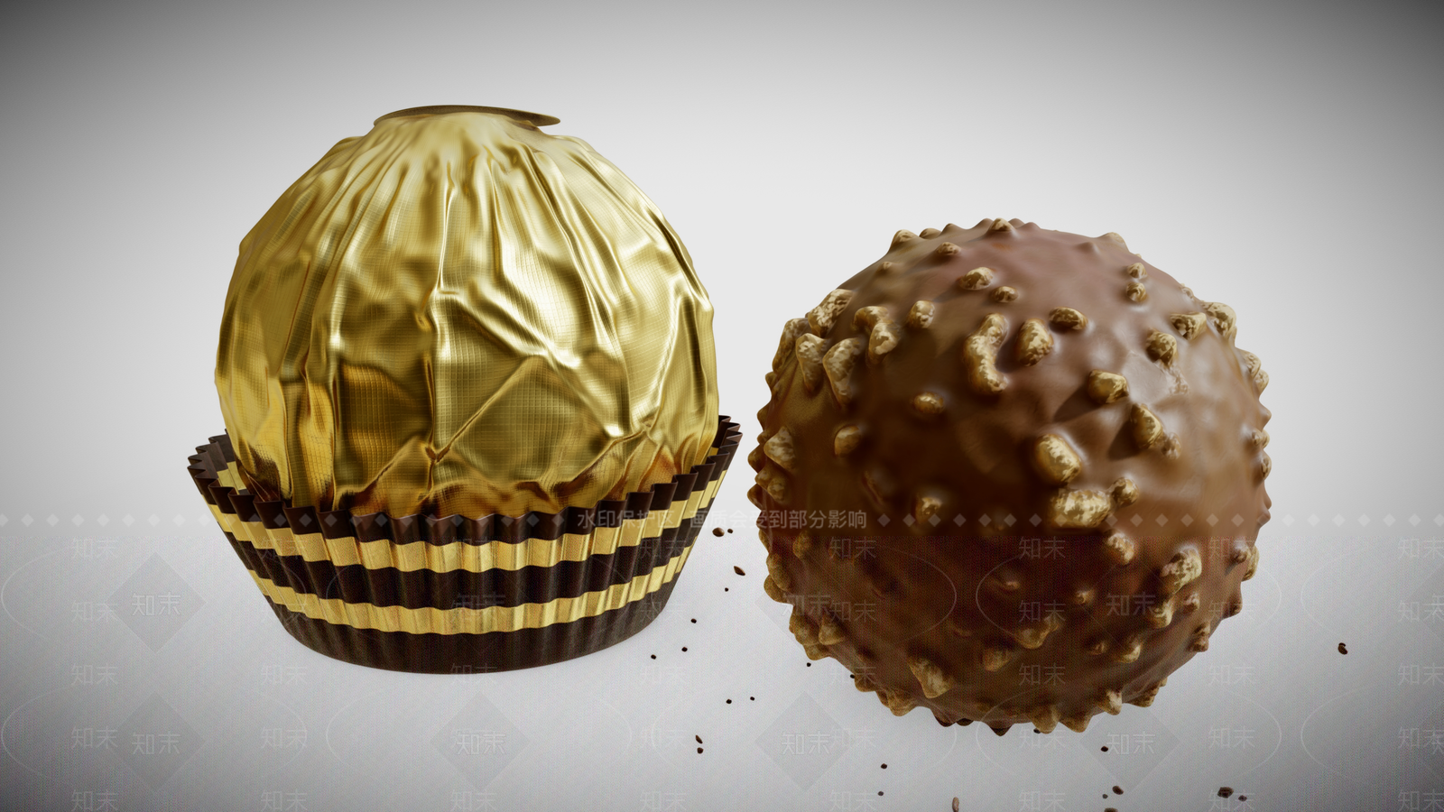 巧克力3D模型下载【ID:1157469174】