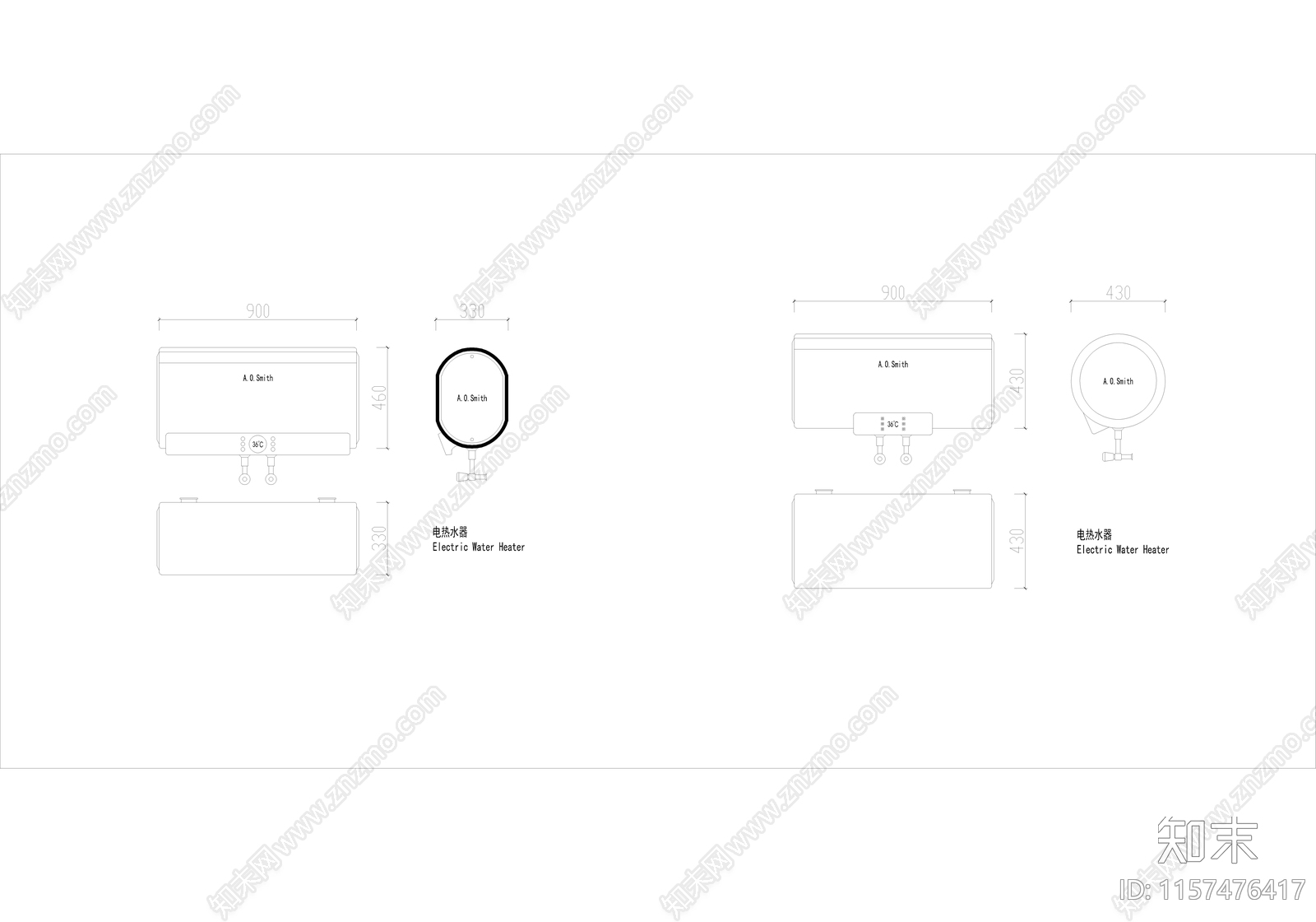 实用小家电图库cad施工图下载【ID:1157476417】