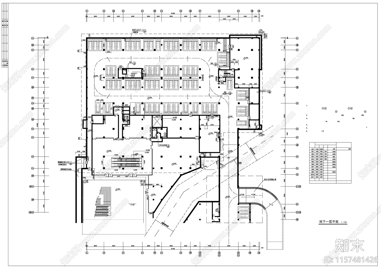 某仿古风格大型电影院建筑图cad施工图下载【ID:1157481426】