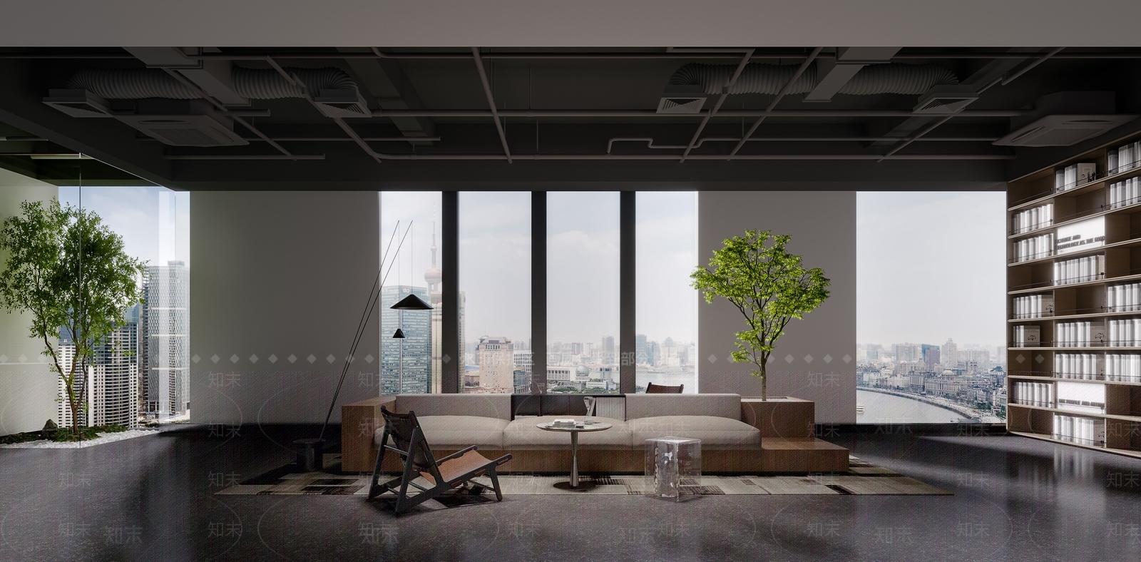 工业风休息区3D模型下载【ID:1157481854】