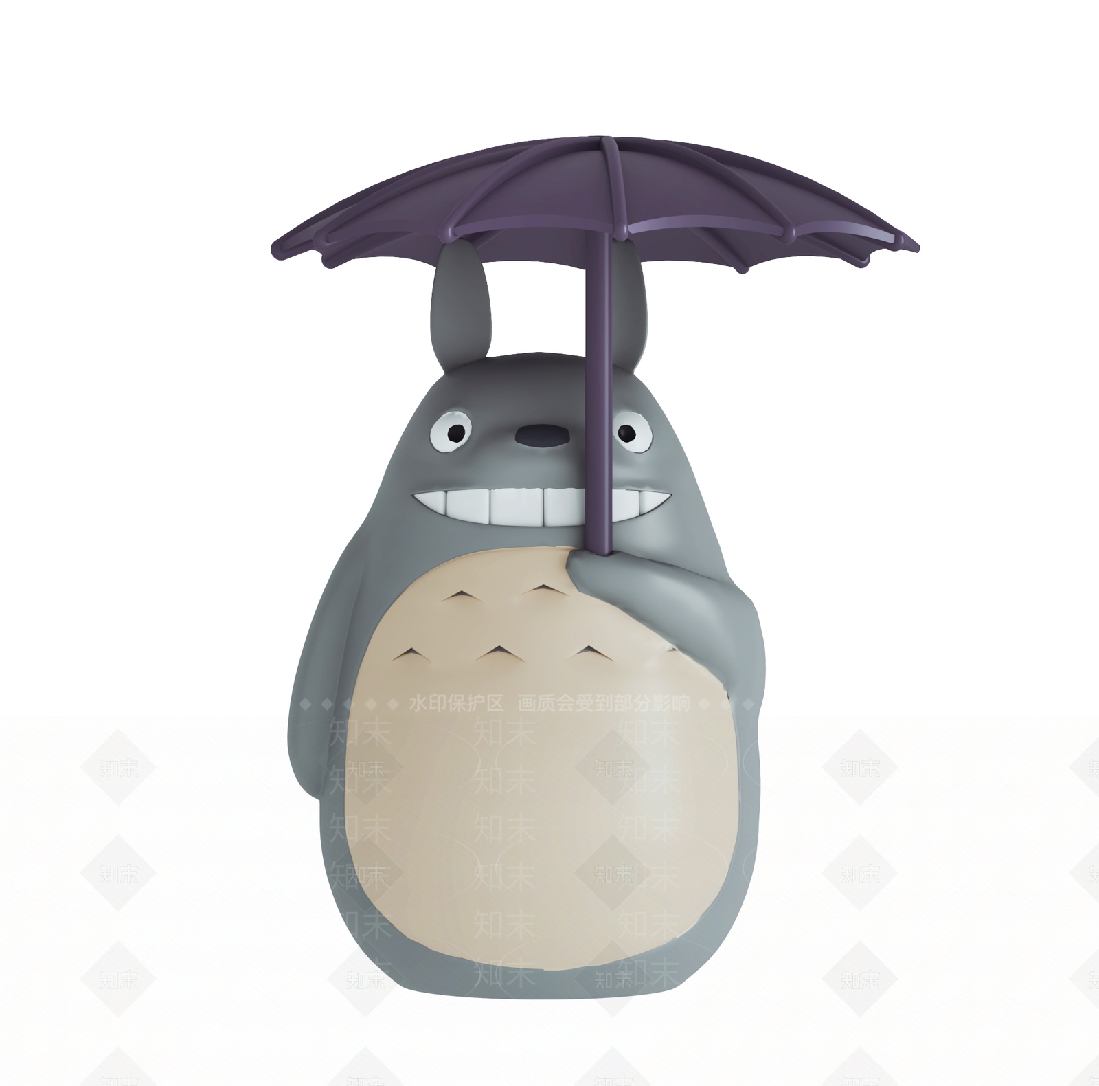 现代龙猫3D模型下载【ID:1157482095】