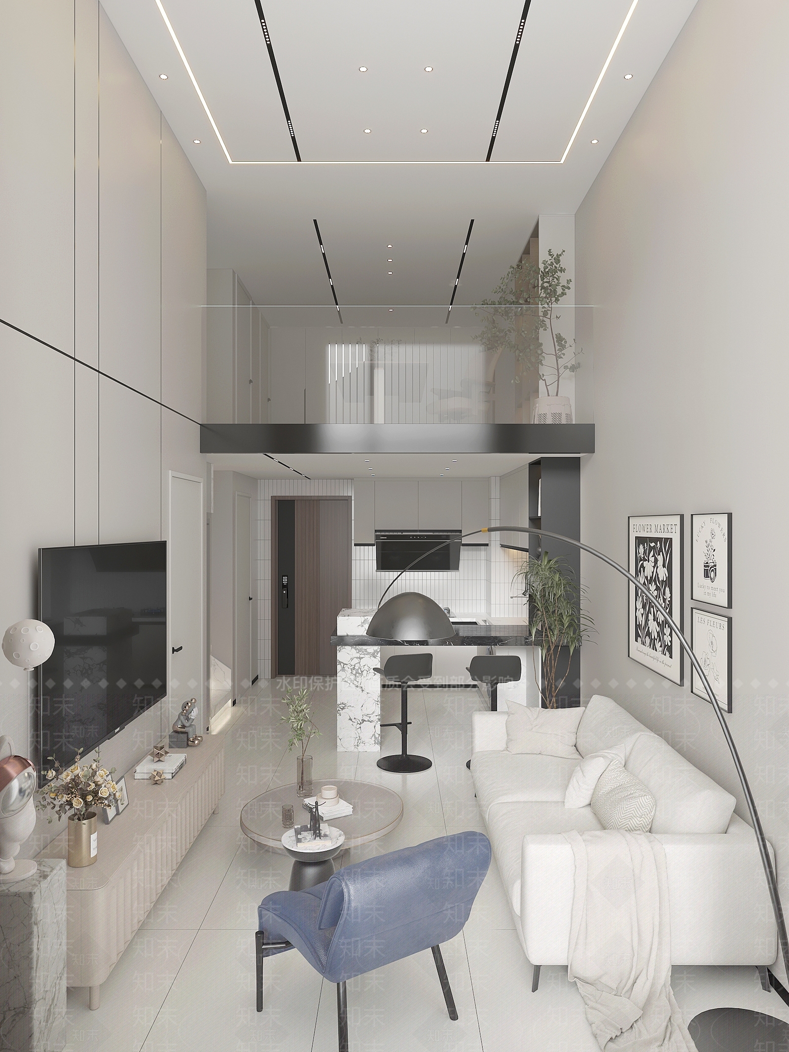 现代复试公寓3D模型下载【ID:1157483657】
