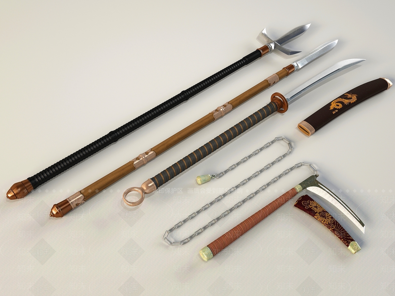 武器3D模型下载【ID:1157485759】