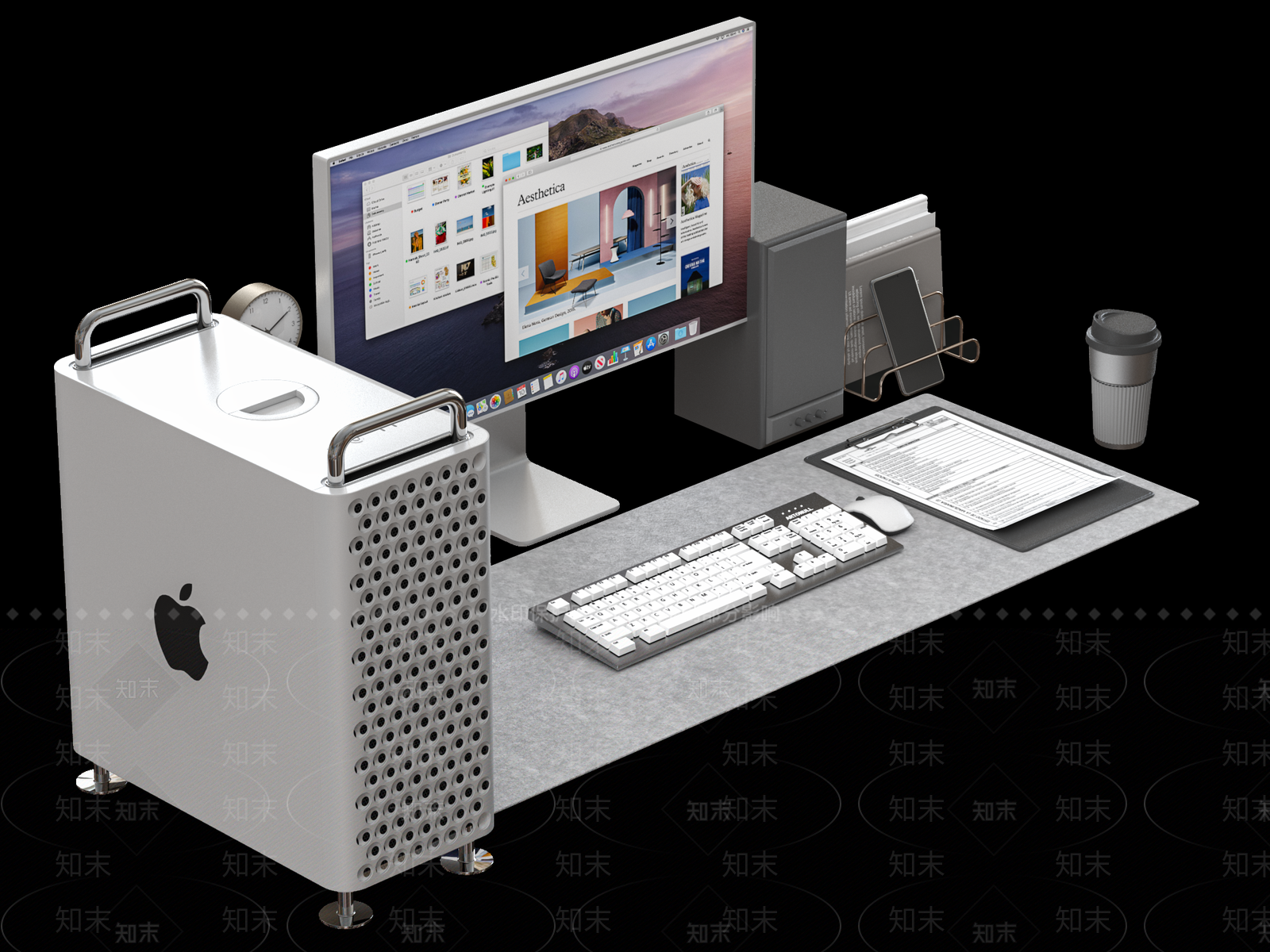 苹果台式电脑SU模型下载【ID:1157487904】