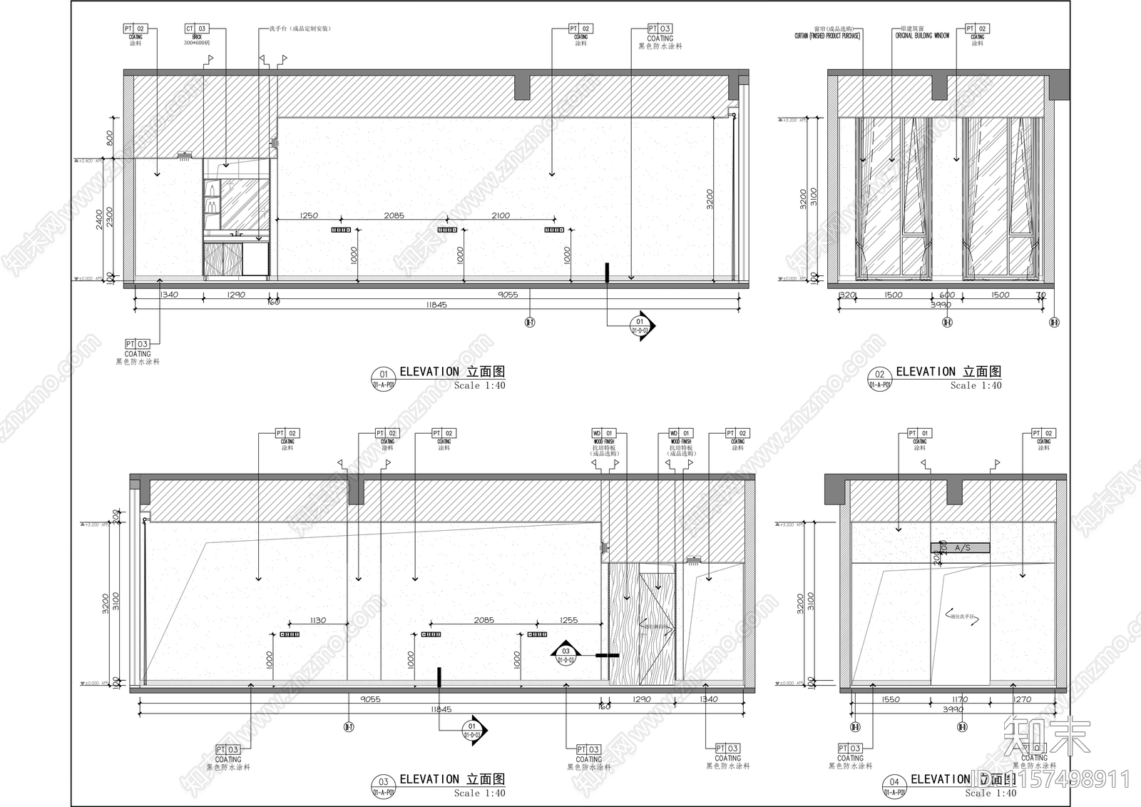 高新智创园学生宿舍室内装修cad施工图下载【ID:1157498911】