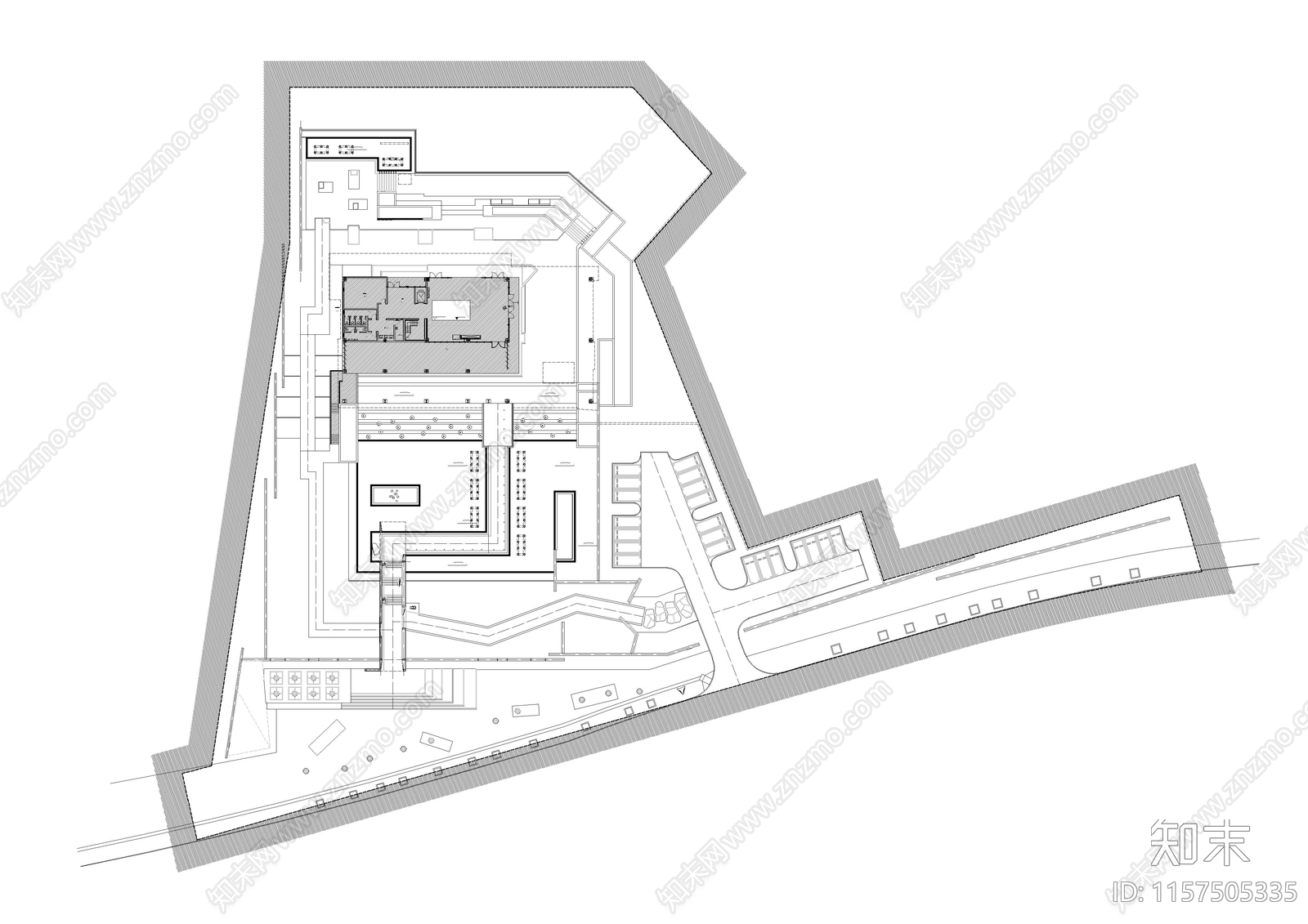 铭巴滨城名著项目示范区景观设cad施工图下载【ID:1157505335】