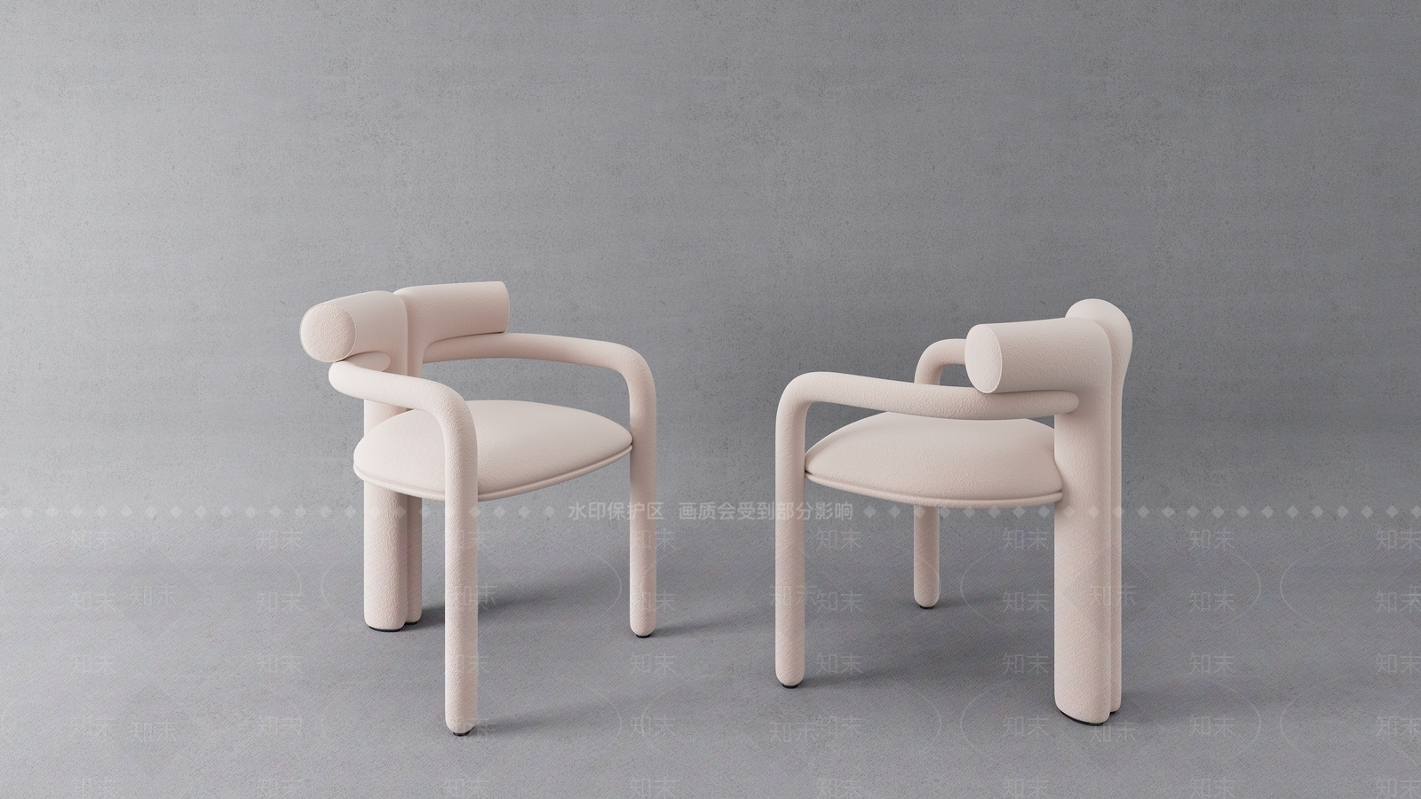 现代餐厅椅子3D模型下载【ID:1157524390】