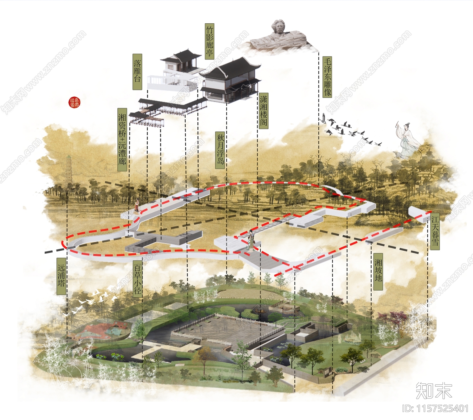 建筑效果图设计素材精品下载_知末网