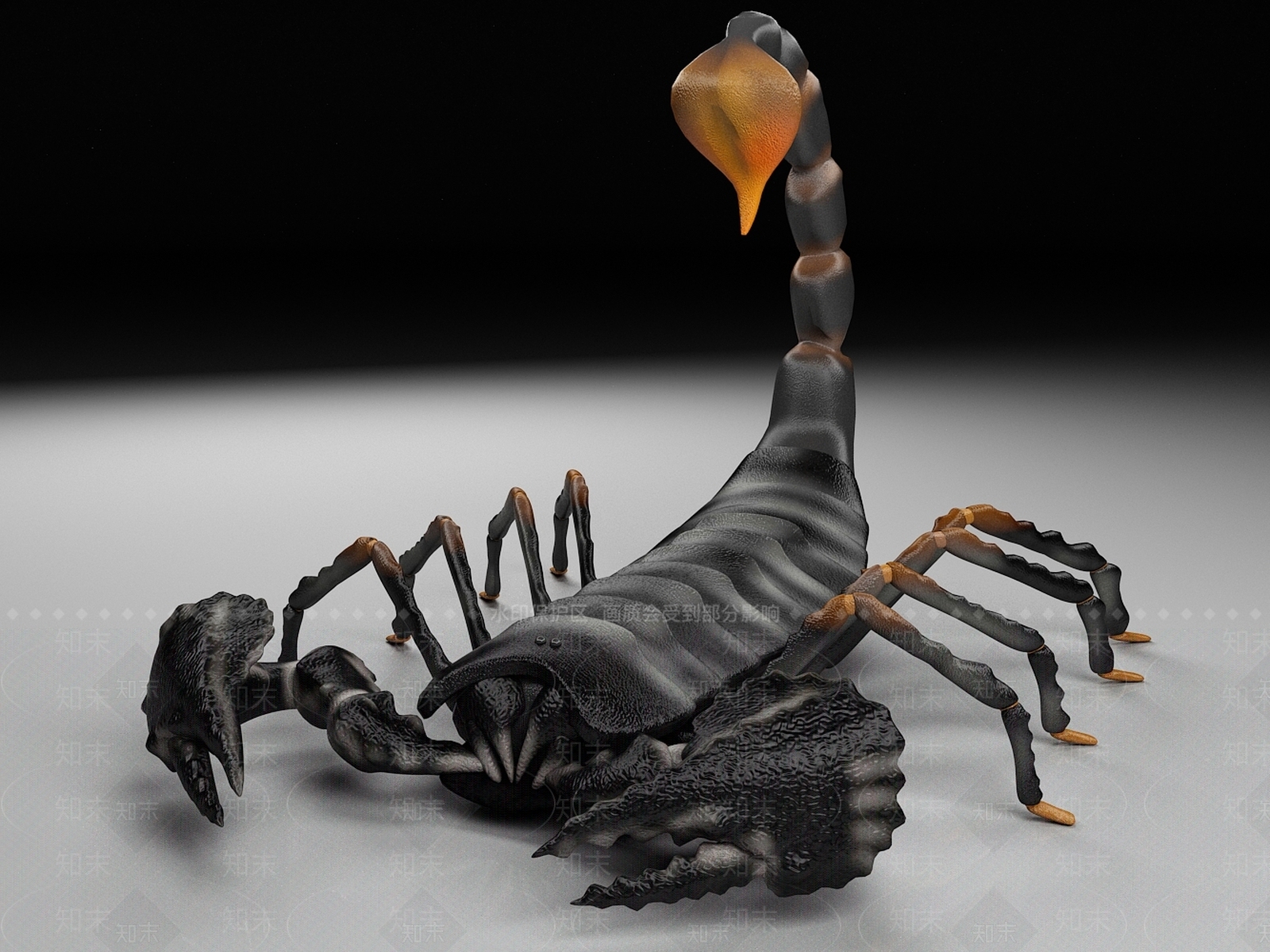 蝎子3D模型下载【ID:1157526094】