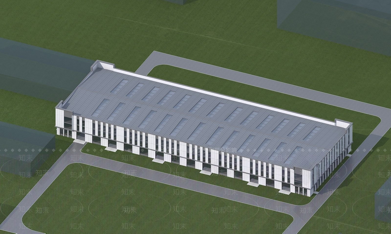 现代厂房3D模型下载【ID:1157529333】