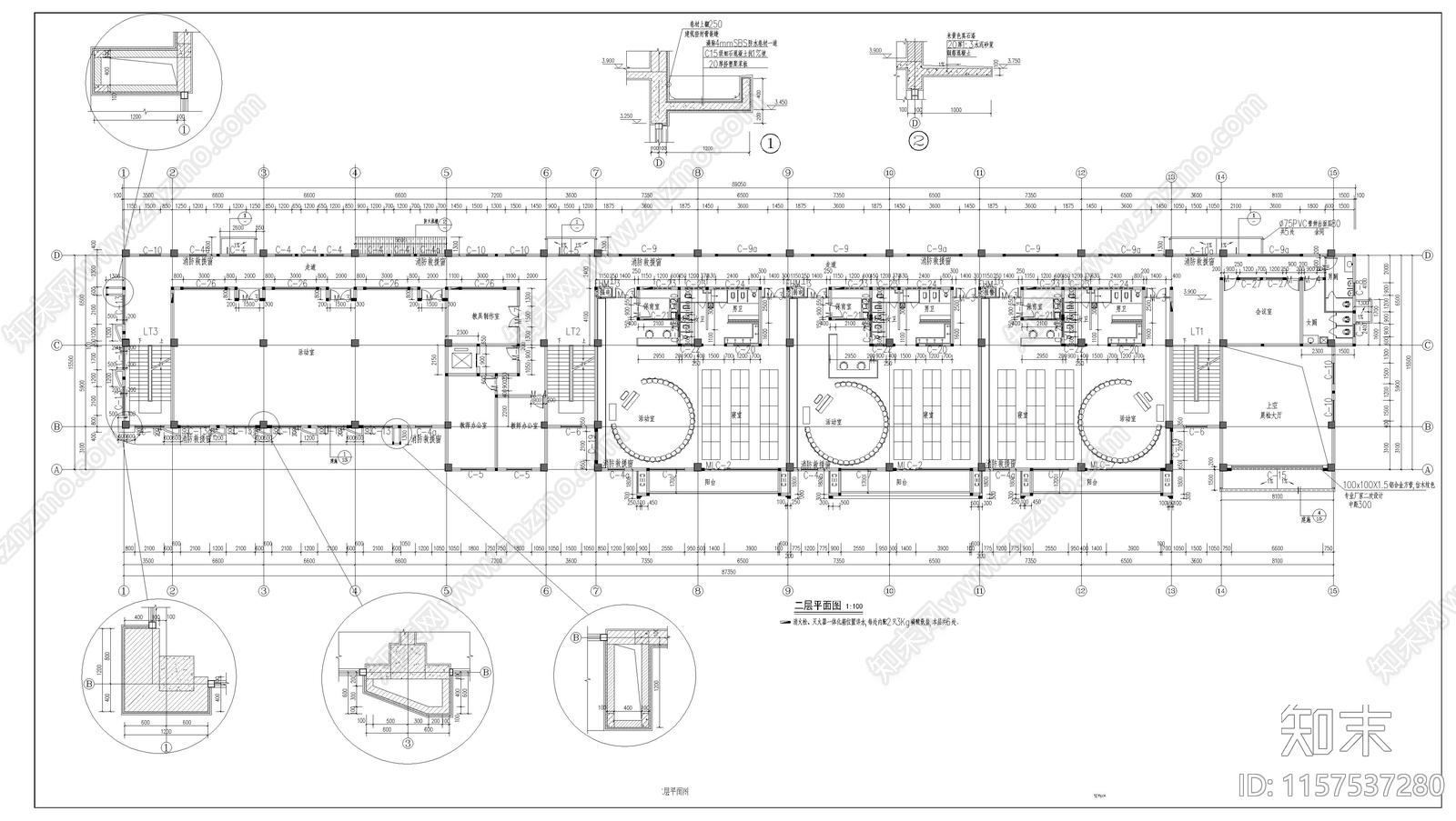幼儿园建cad施工图下载【ID:1157537280】