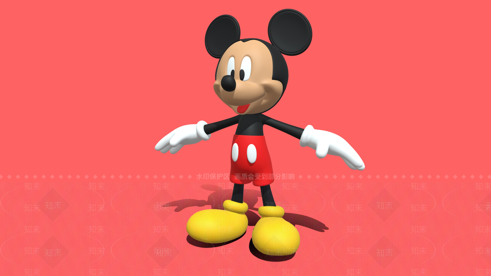 米老鼠3D模型下载【ID:1157537430】