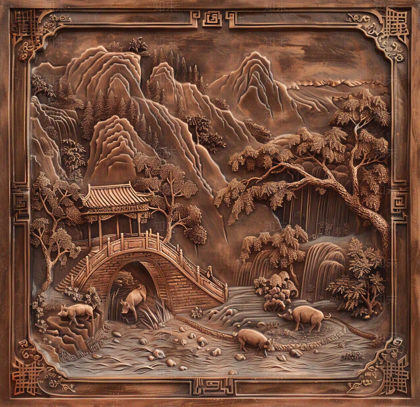 木刻木雕贴图下载【ID:1157563443】