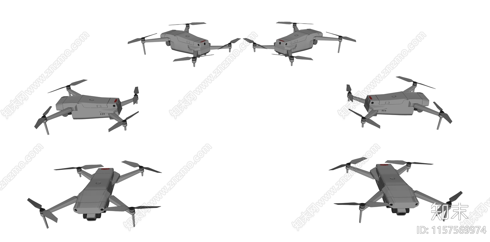 大疆无人机飞行器SU模型下载【ID:1157569974】