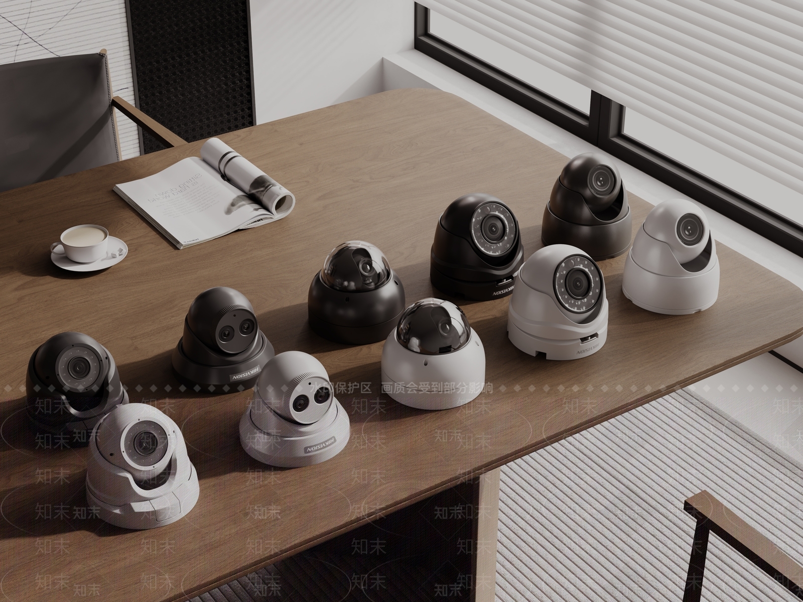 现代监控摄像头3D模型下载【ID:1157580677】