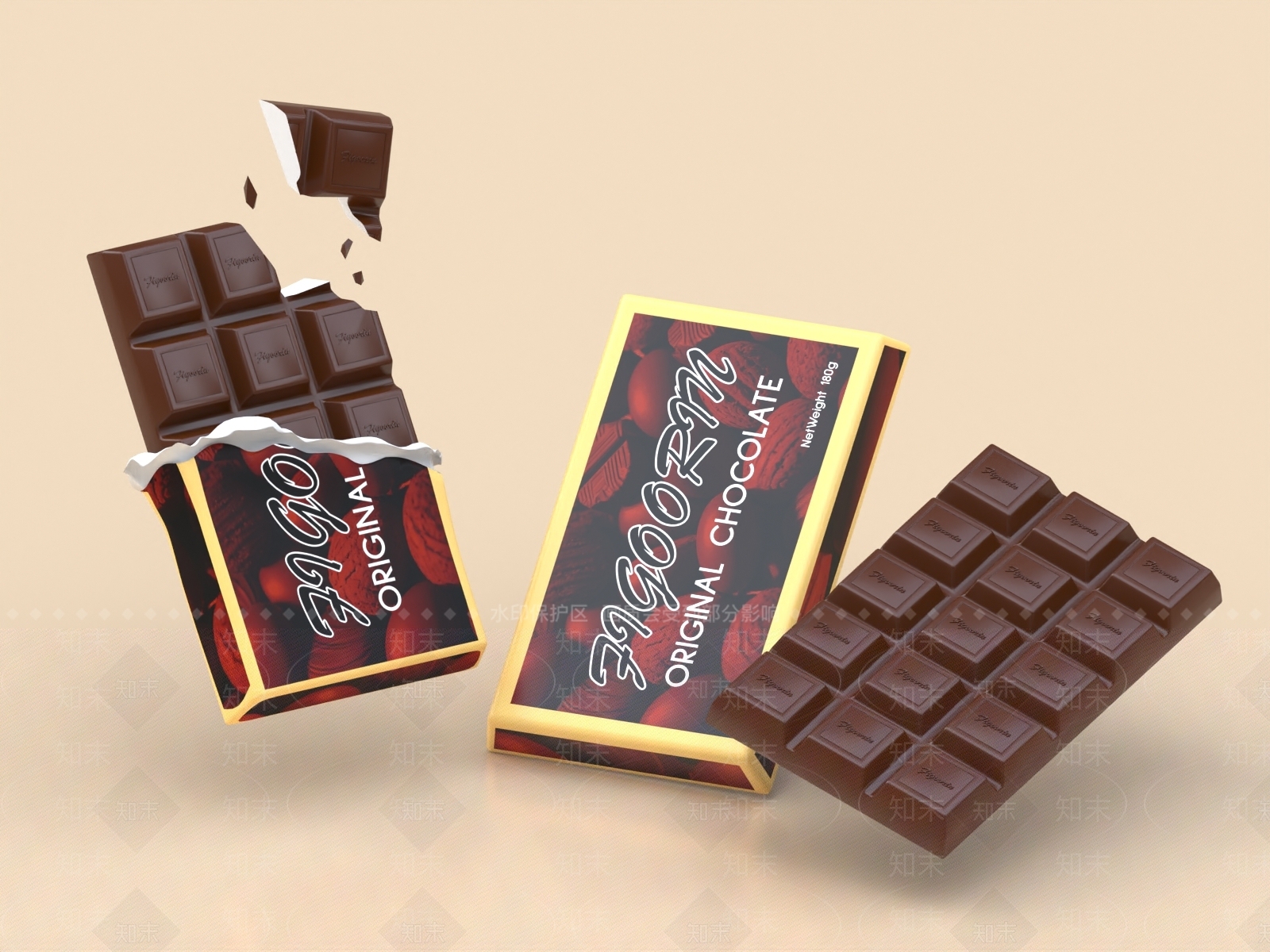 巧克力3D模型下载【ID:1157591360】
