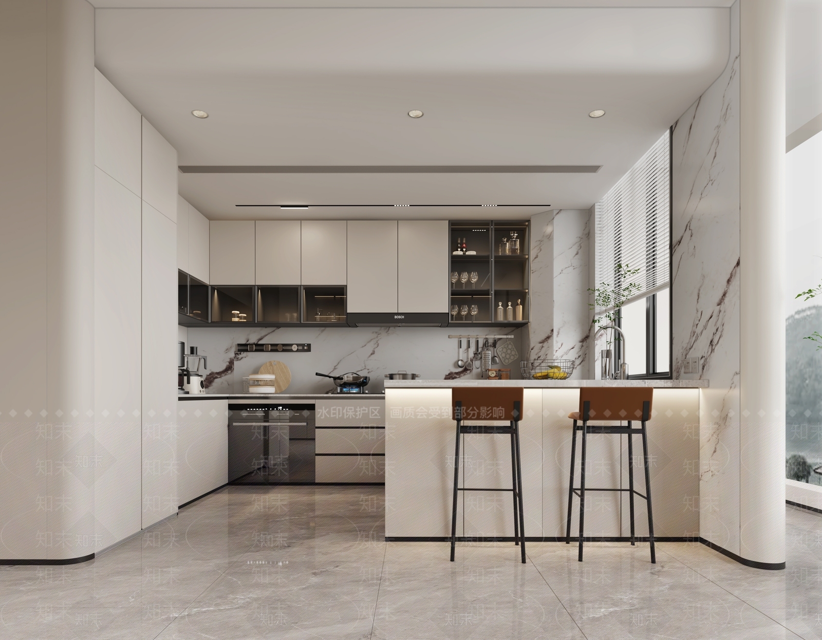 家装厨房3D模型下载【ID:1157597174】