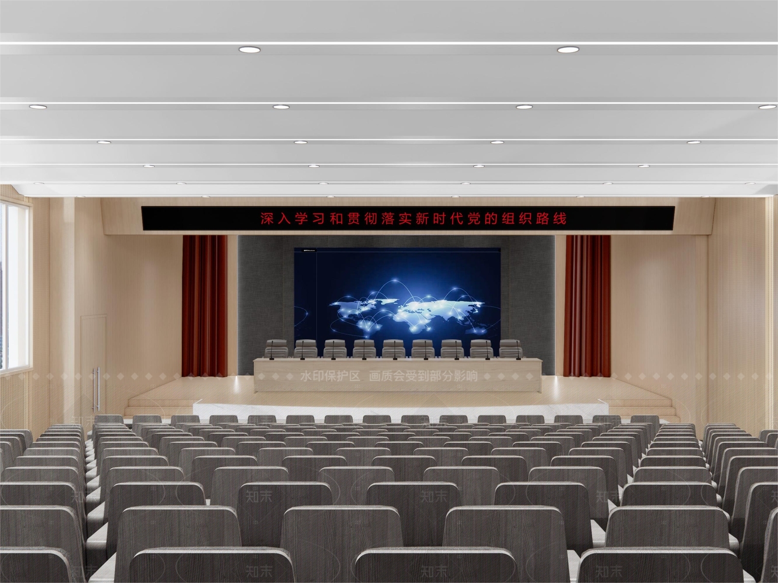 现代会议室SU模型下载【ID:1215965425】
