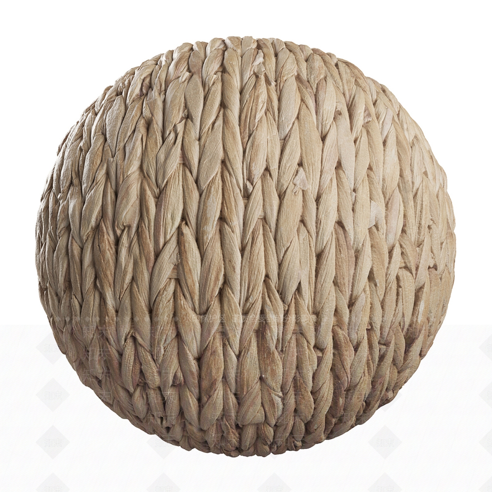 现代编织芦苇贴图材质3D模型下载【ID:1157639118】