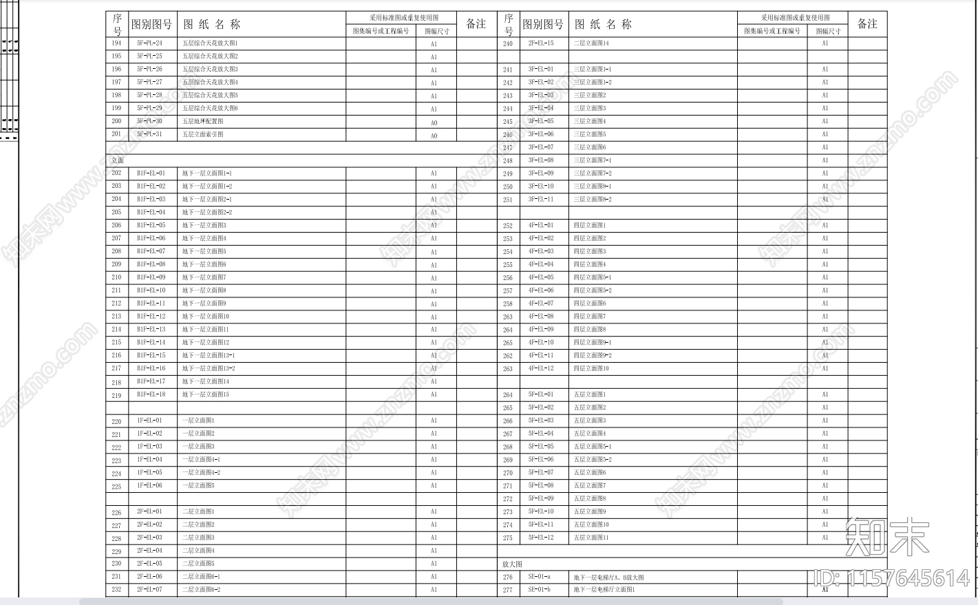 商场购物中心全cad施工图下载【ID:1157645614】