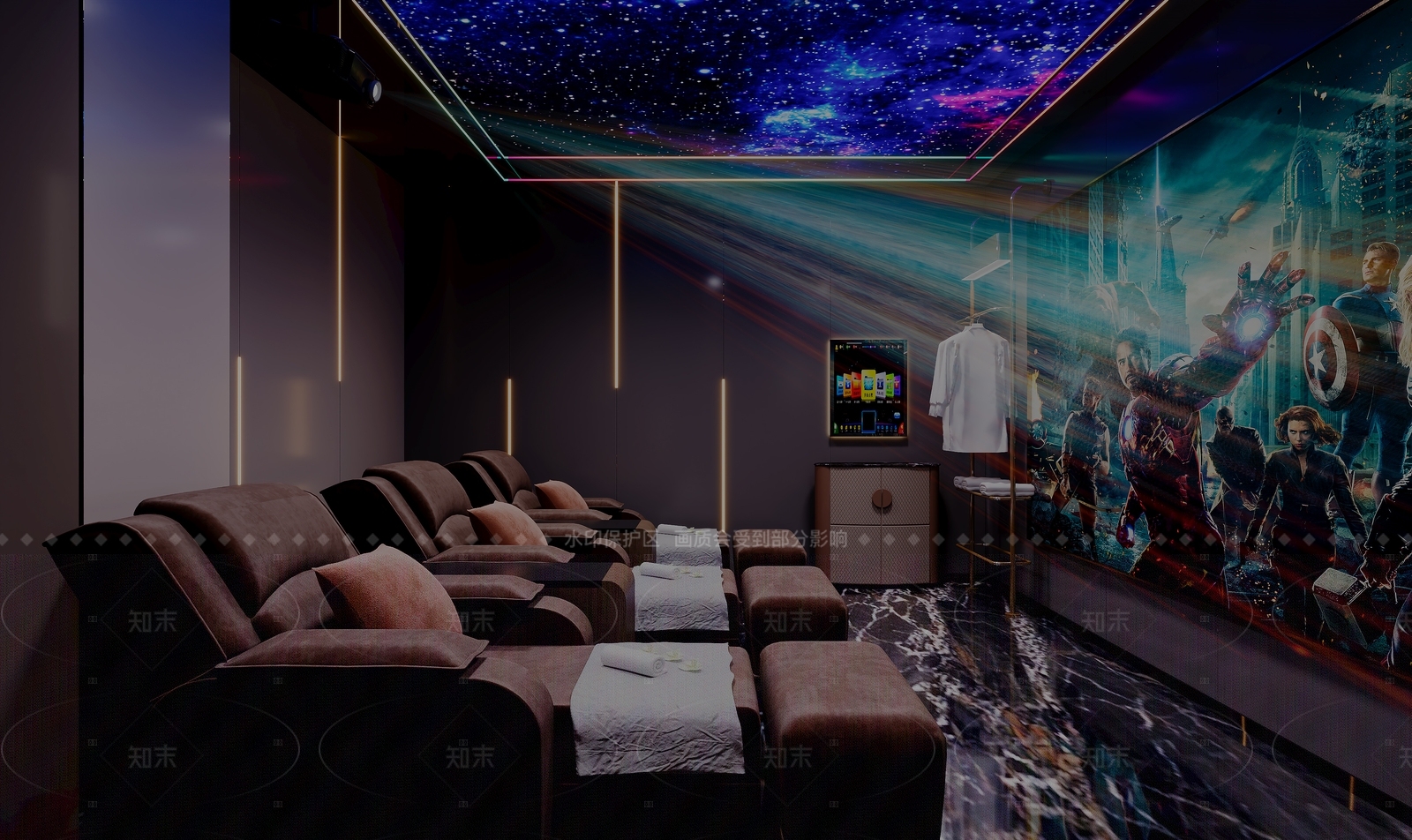 现代休息区3D模型下载【ID:1214567624】