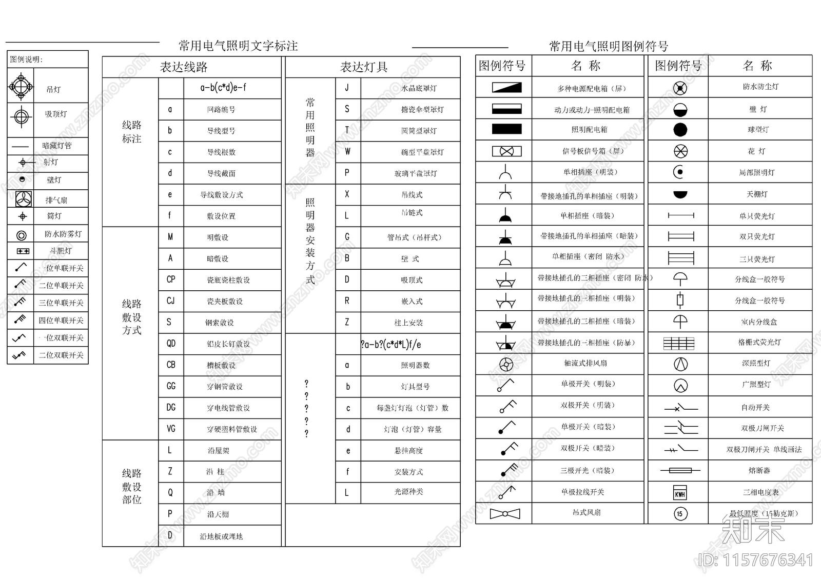 灯具施工图下载【ID:1157676341】