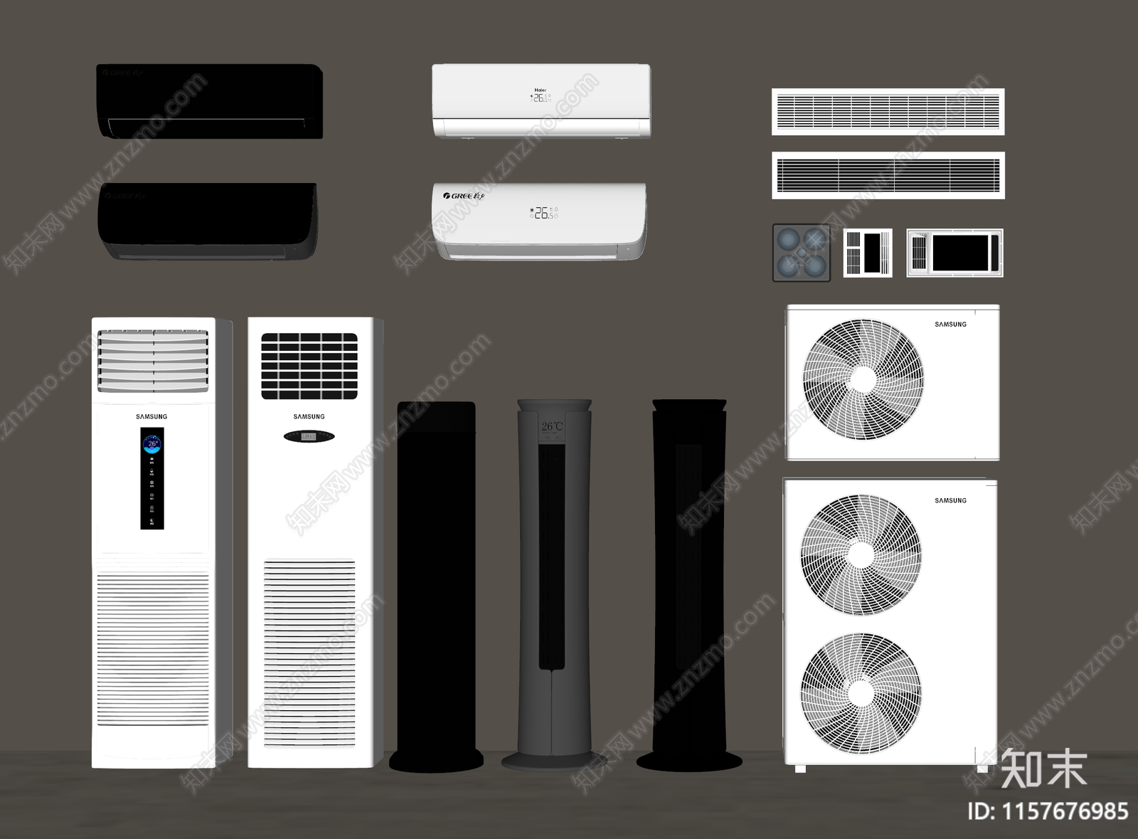 空调SU模型下载【ID:1157676985】