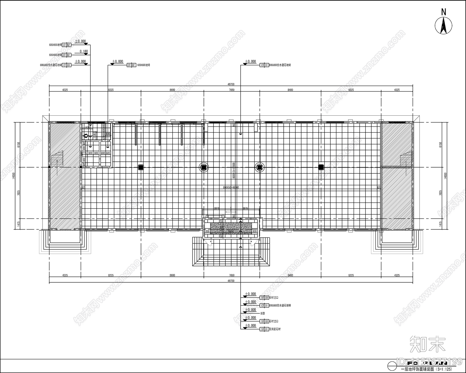 便利店室内装修设cad施工图下载【ID:1157677199】