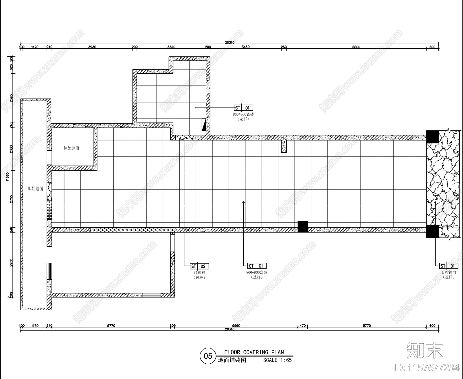 便利店室内装修设cad施工图下载【ID:1157677234】