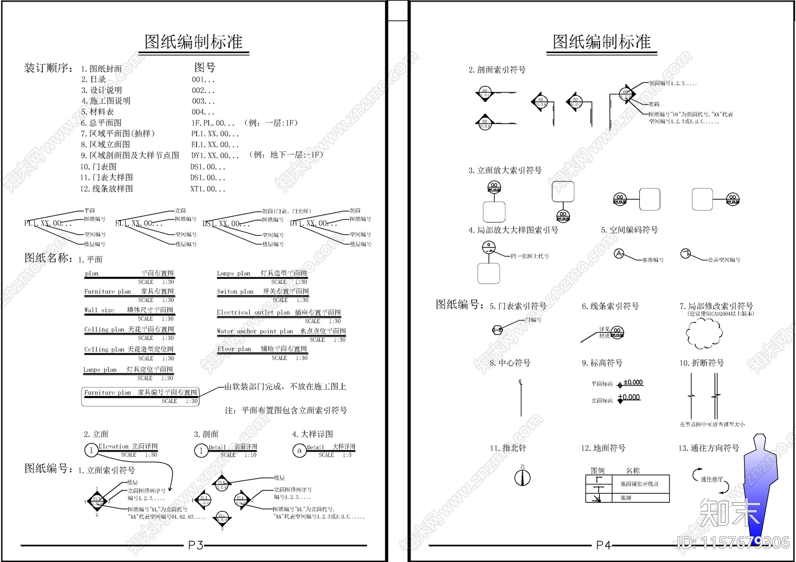 制图符号标注规范施工图下载【ID:1157679306】