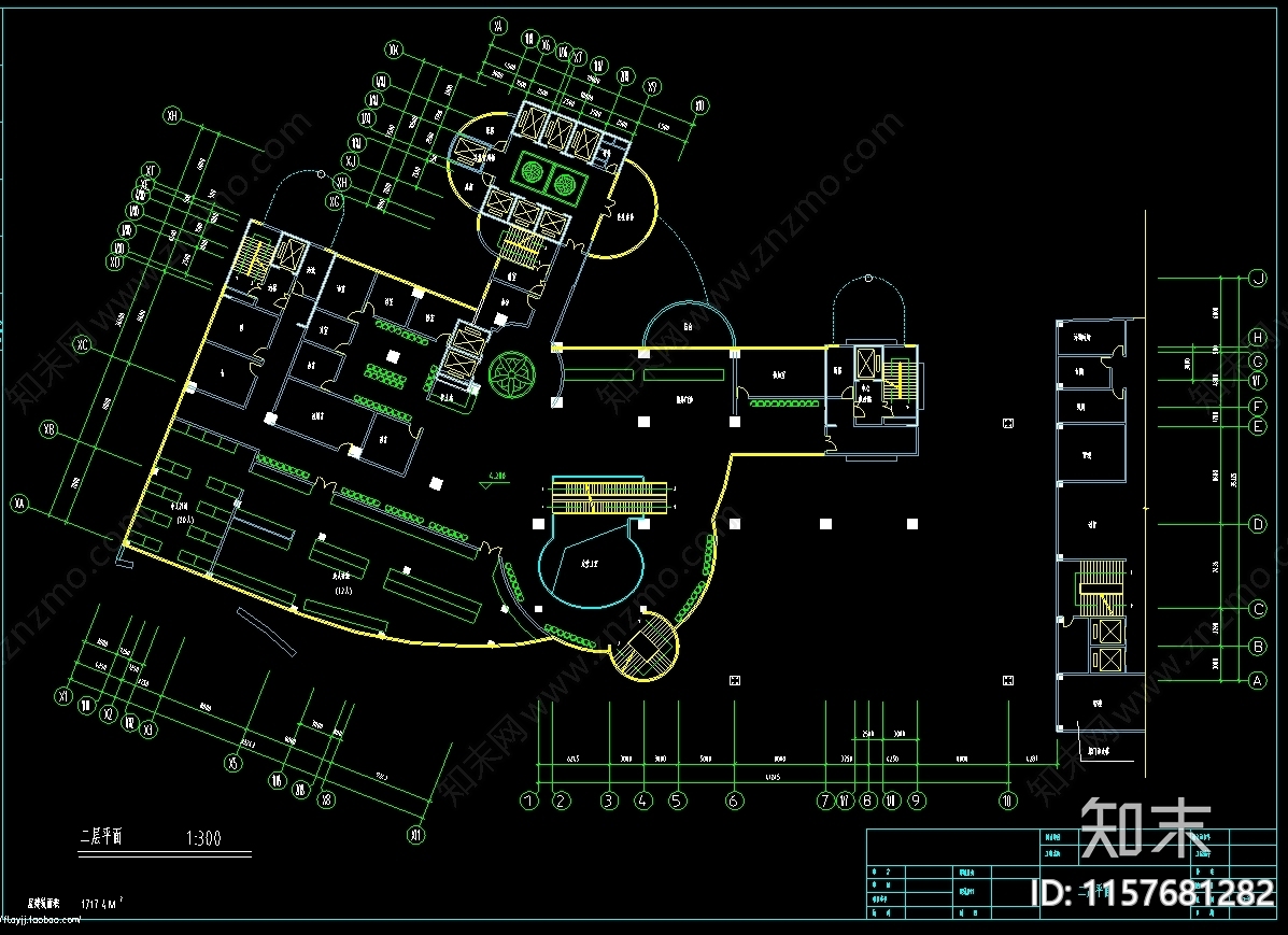 省中医院门诊住院综合楼建筑设计图cad施工图下载【ID:1157681282】