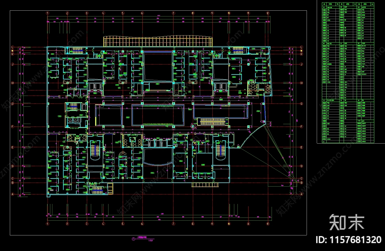 某大型综合医院装修设计图cad施工图下载【ID:1157681320】