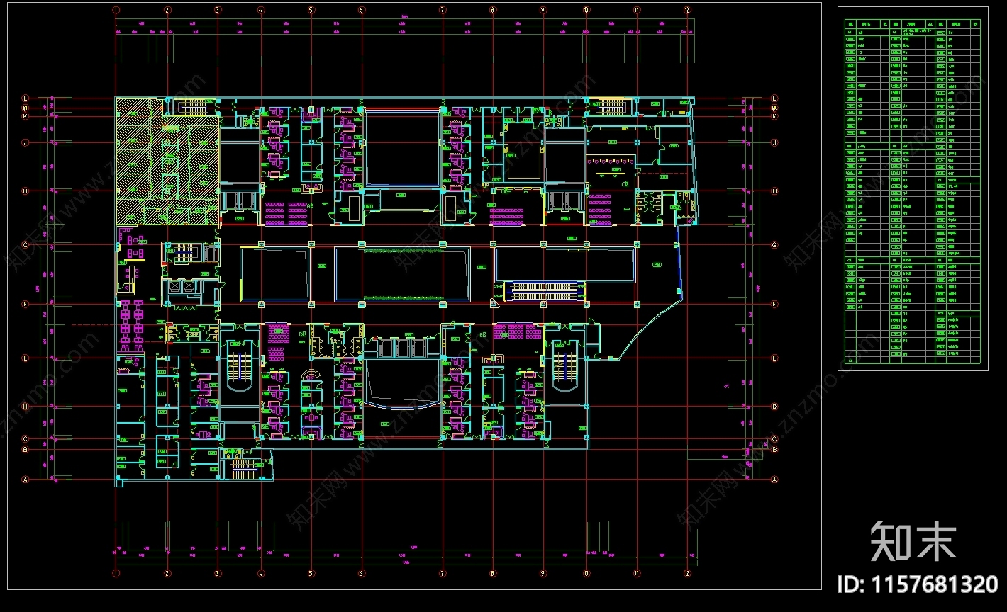 某大型综合医院装修设计图cad施工图下载【ID:1157681320】