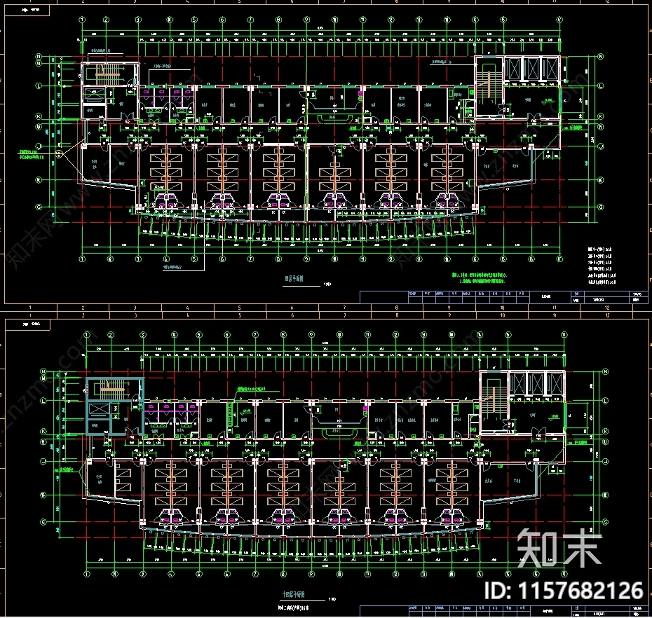 18层中心综合医院建施图纸cad施工图下载【ID:1157682126】