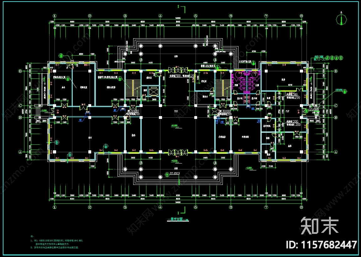 6层欧式医院综合楼建施图cad施工图下载【ID:1157682447】