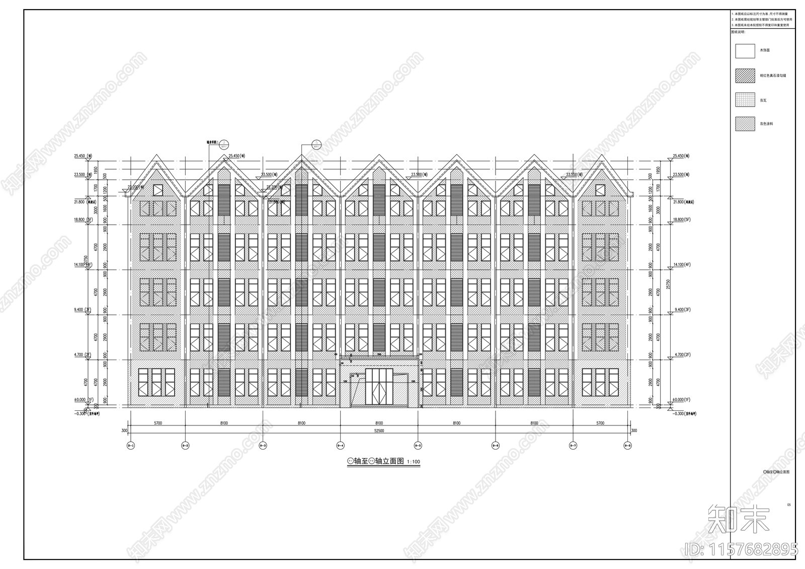 酒店客房建筑图纸cad施工图下载【ID:1157682895】