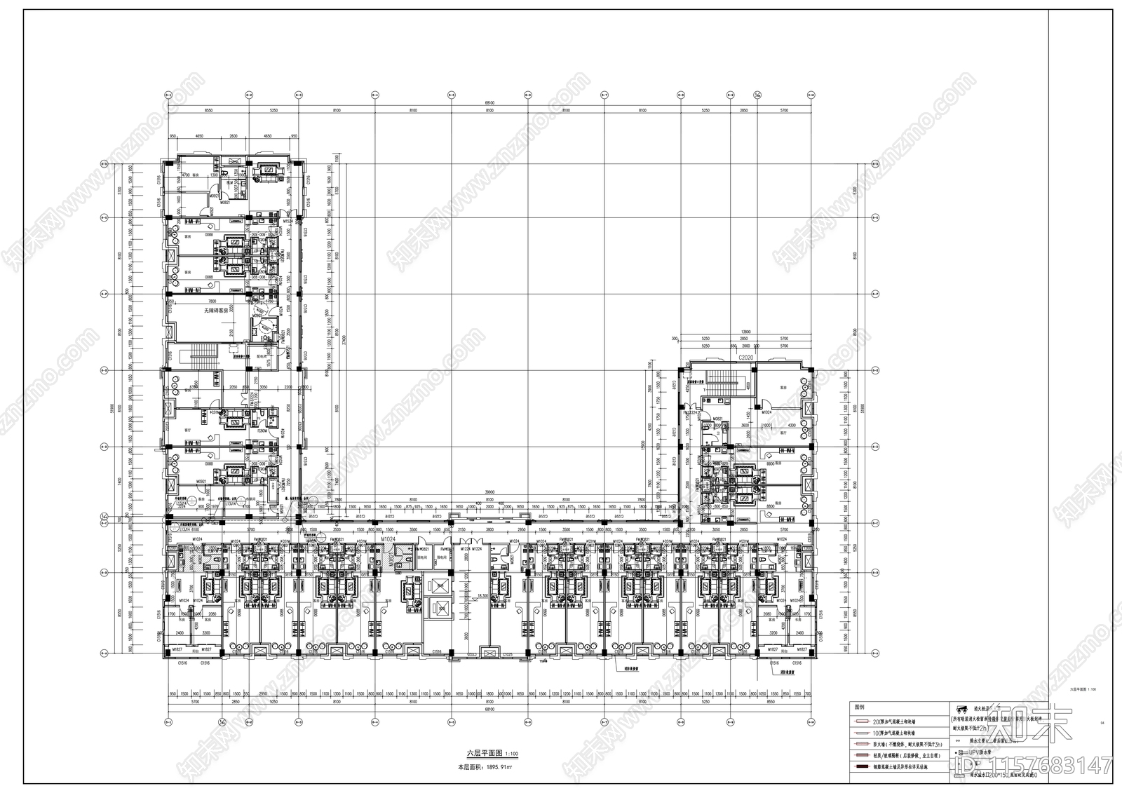 欧式酒店建筑施图cad施工图下载【ID:1157683147】