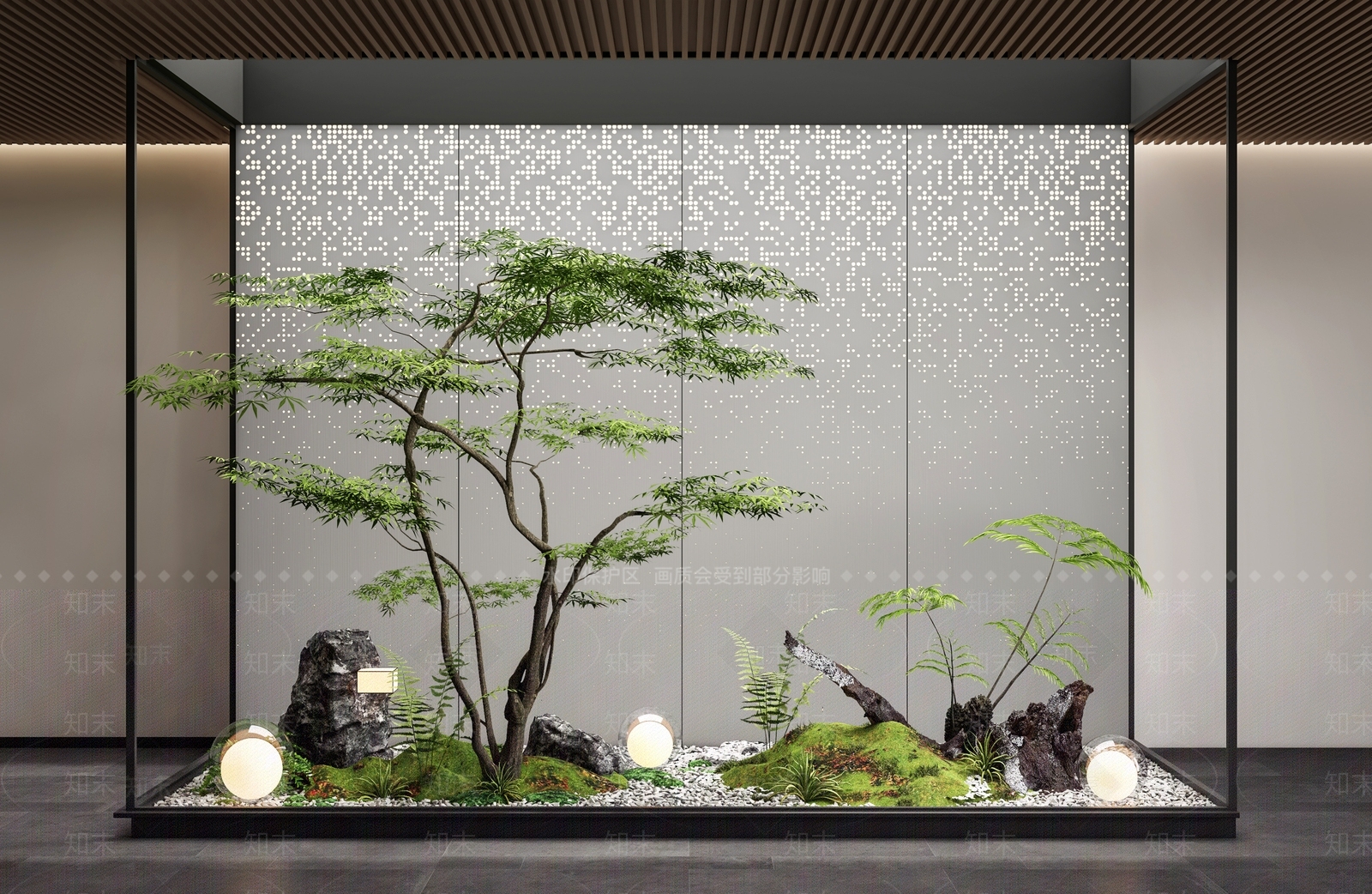 现代室内景观3D模型精品下载_3dmax模型_知末网