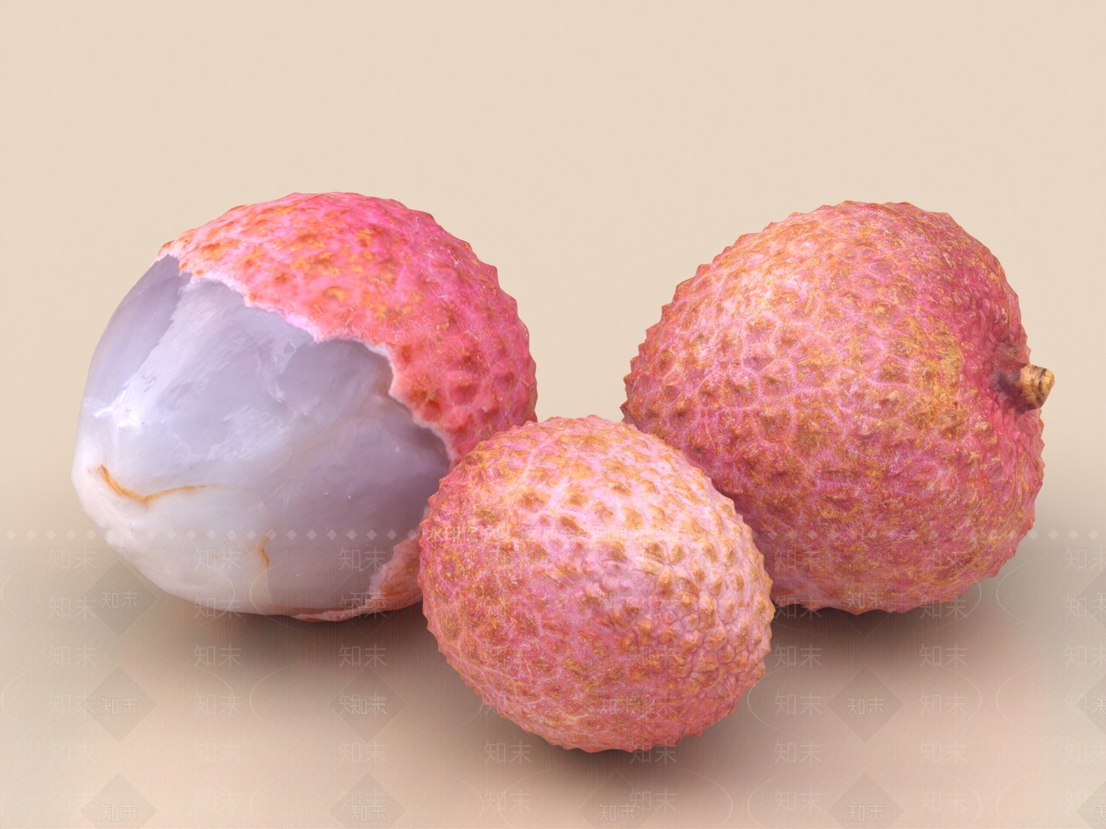 荔枝3D模型下载【ID:1157690407】