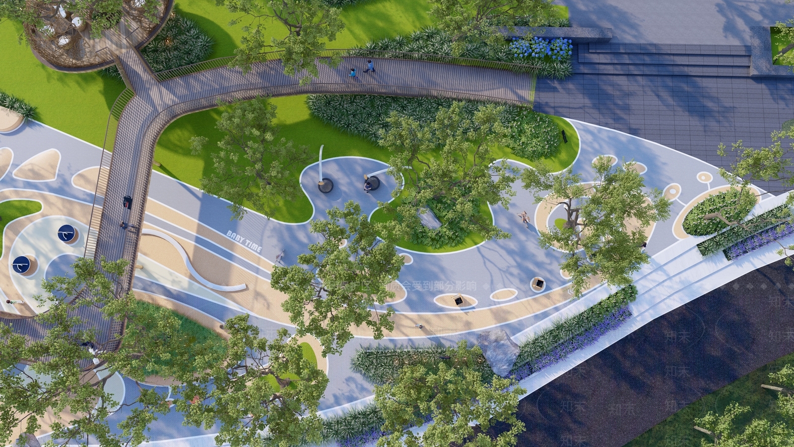 现代儿童公园SU模型下载【ID:1157692958】
