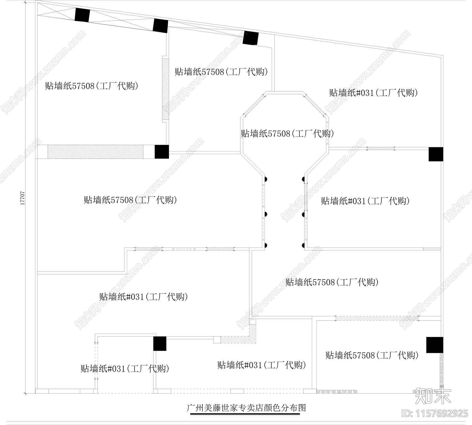 广州吉盛伟邦藤家cad施工图下载【ID:1157692925】