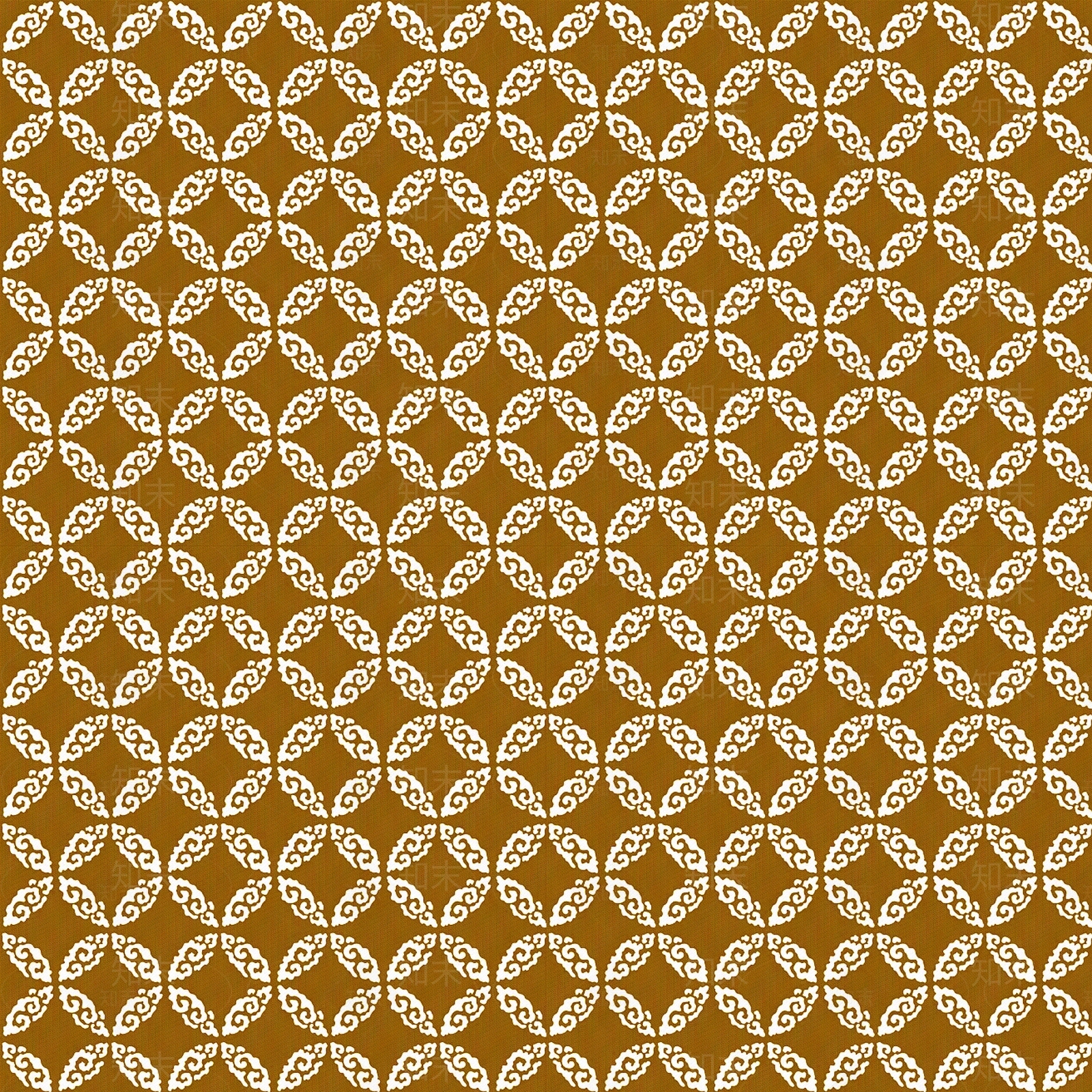 黄棕色中式纹样壁纸壁布布料贴图下载【ID:1157694428】