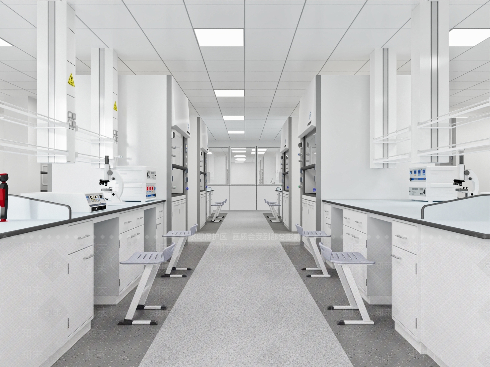 现代实验室3D模型下载【ID:1157695119】