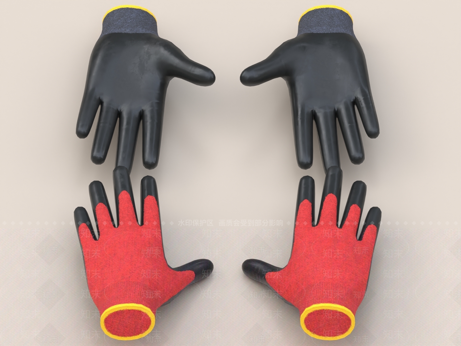 手套3D模型下载【ID:1157695026】